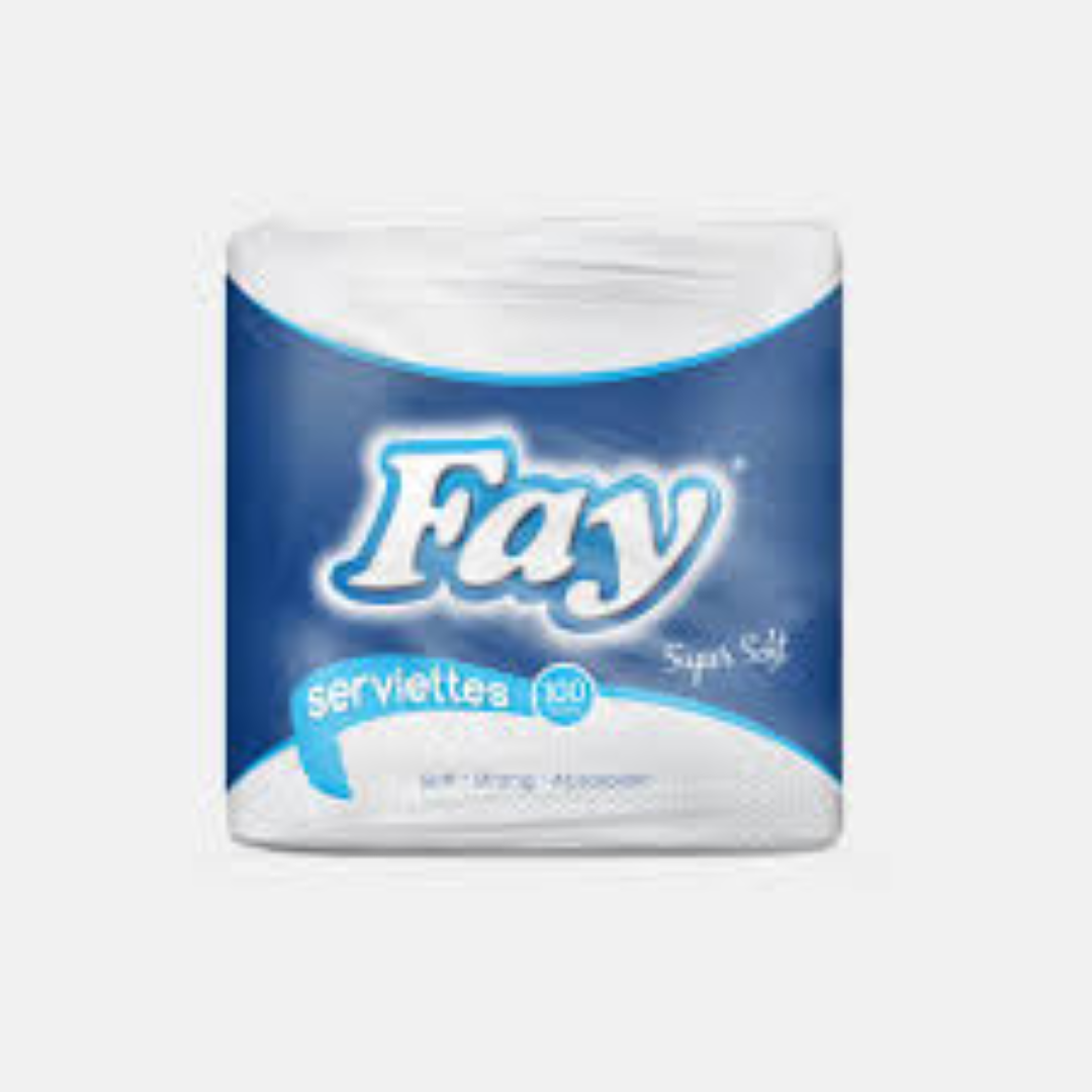 FAY SERVT. 1PLY 60X100SHTS WHITE